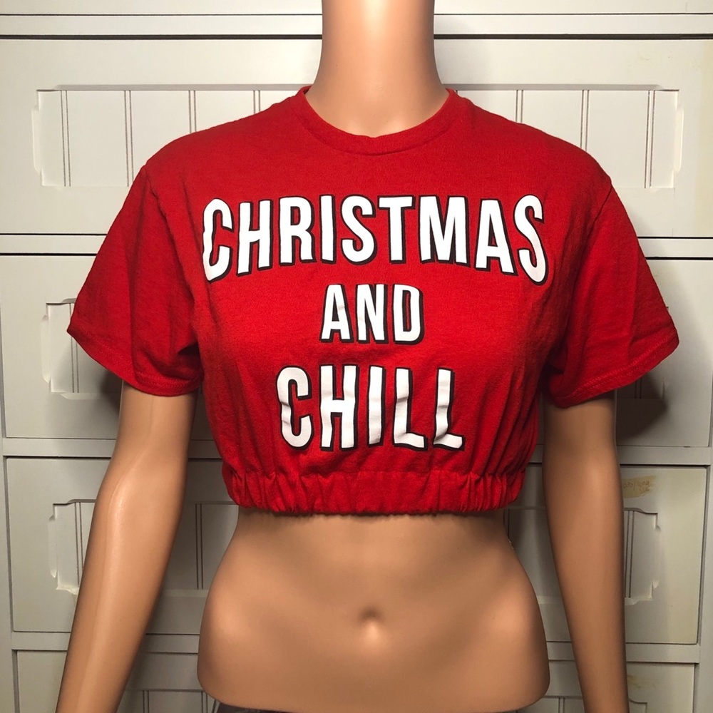 Christmas crop top